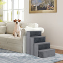 Four-Step Folding Pet Stairs with Storage Compartments – view 1