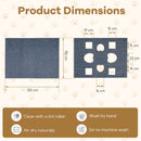 120 × 90 cm Rectangular Foldable Felt Cat Tunnel Mat – view 4