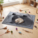 120 × 90 cm Rectangular Foldable Felt Cat Tunnel Mat – view 5