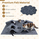 120 × 90 cm Rectangular Foldable Felt Cat Tunnel Mat – view 6