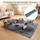 120 × 90 cm Rectangular Foldable Felt Cat Tunnel Mat – view 9
