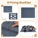 120 × 90 cm Rectangular Foldable Felt Cat Tunnel Mat – view 10