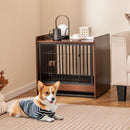 Compact Dog Crate Side Table with Pull-Out Tray – view 1