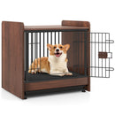 Compact Dog Crate Side Table with Pull-Out Tray – view 2