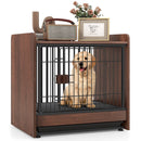 Compact Dog Crate Side Table with Pull-Out Tray – view 6