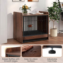 Compact Dog Crate Side Table with Pull-Out Tray – view 10