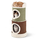 85 cm Two-Condo Barrel Cat House with Top Perch – view 4