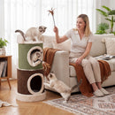 85 cm Two-Condo Barrel Cat House with Top Perch – view 6