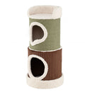 85 cm Two-Condo Barrel Cat House with Top Perch – view 7