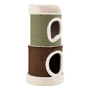 85 cm Two-Condo Barrel Cat House with Top Perch – view 12