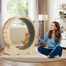 101 cm Wooden Cat Exercise Wheel with Lock – view 1