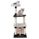 124 cm Cat Tower with Arched Platform and Condo – view 3