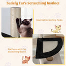 124 cm Cat Tower with Arched Platform and Condo – view 8