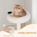 124 cm Cat Tower with Arched Platform and Condo – view 9
