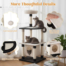 124 cm Cat Tower with Arched Platform and Condo – view 10