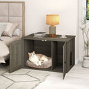 80 cm Cat Litter Cabinet with Divider and Double Doors – view 2