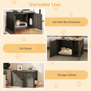 80 cm Cat Litter Cabinet with Divider and Double Doors – view 9