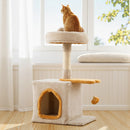 61 cm Cat Tower with Ear-Shaped Perch and Condo – view 2
