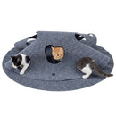 100 cm Round Foldable Felt Cat Tunnel Mat – view 3