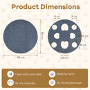 100 cm Round Foldable Felt Cat Tunnel Mat – view 4