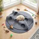 100 cm Round Foldable Felt Cat Tunnel Mat – view 5