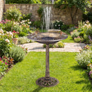 71 cm Bird Bath with Solar Fountain and Six Nozzles – image 1