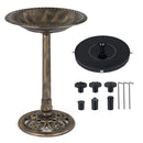 71 cm Bird Bath with Solar Fountain and Six Nozzles – image 2