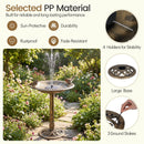 71 cm Bird Bath with Solar Fountain and Six Nozzles – image 7