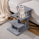 47 cm Cat Steps with Three Platforms and Sisal Post – view 1