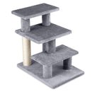 47 cm Cat Steps with Three Platforms and Sisal Post – view 3