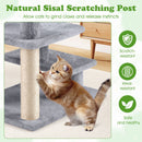47 cm Cat Steps with Three Platforms and Sisal Post – view 8