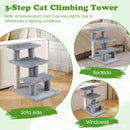 47 cm Cat Steps with Three Platforms and Sisal Post – view 11