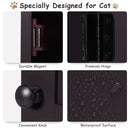2-tier litter box enclosure featuring a durable magnet, premium hinge, and waterproof surface for easy cleaning and cat.