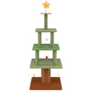 162 cm Tree-Shaped Cat Tower with Three Condos – view 4