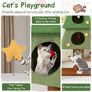 162 cm Tree-Shaped Cat Tower with Three Condos – view 7