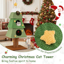 162 cm Tree-Shaped Cat Tower with Three Condos – view 11