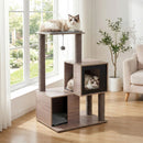 93 cm Cat Tree with Two Condos and Removable Cushions – view 1