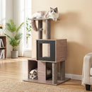 93 cm Cat Tree with Two Condos and Removable Cushions – view 2