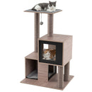 93 cm Cat Tree with Two Condos and Removable Cushions – view 4