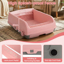 Cat Litter Tray with Sliding Sifting Rake and Waste Drawer – view 10