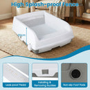 Cat Litter Tray with Sliding Sifting Rake and Waste Drawer – view 10