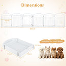 360 × 81 cm Six-Panel Folding Metal Pet Gate – view 4