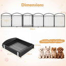 360 × 81 cm Six-Panel Folding Metal Pet Gate – view 4