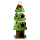 158 cm Festive Cat Tower with Three Condos – view 3