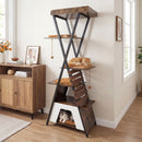 185 cm Metal-Frame Cat Tower with Condo and Four Platforms – view 6