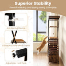 185 cm Metal-Frame Cat Tower with Condo and Four Platforms – view 7