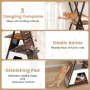 185 cm Metal-Frame Cat Tower with Condo and Four Platforms – view 8