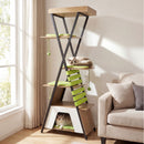 185 cm Metal-Frame Cat Tower with Condo and Four Platforms – view 1