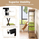 185 cm Metal-Frame Cat Tower with Condo and Four Platforms – view 7
