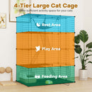 142 cm Four-Tier Cat Enclosure with Hammock – view 6